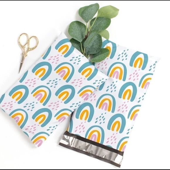 Poly Mailers MIX Boho Vibes 6x9 10x13 14x17 14.5x19 35pcs 35 stickers - Picture 1 of 14